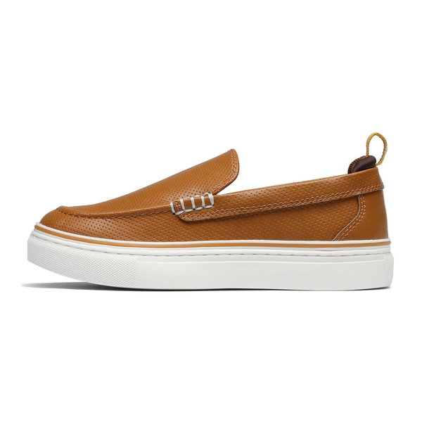 Kids' Slip-On Loafers - BROWN - 2